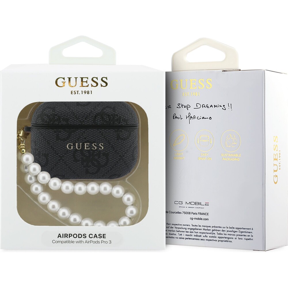 Guess-PU-4G-Classic-Logo-Pearl-Strap-pouzdro-AirPods-Pro-3-cerne