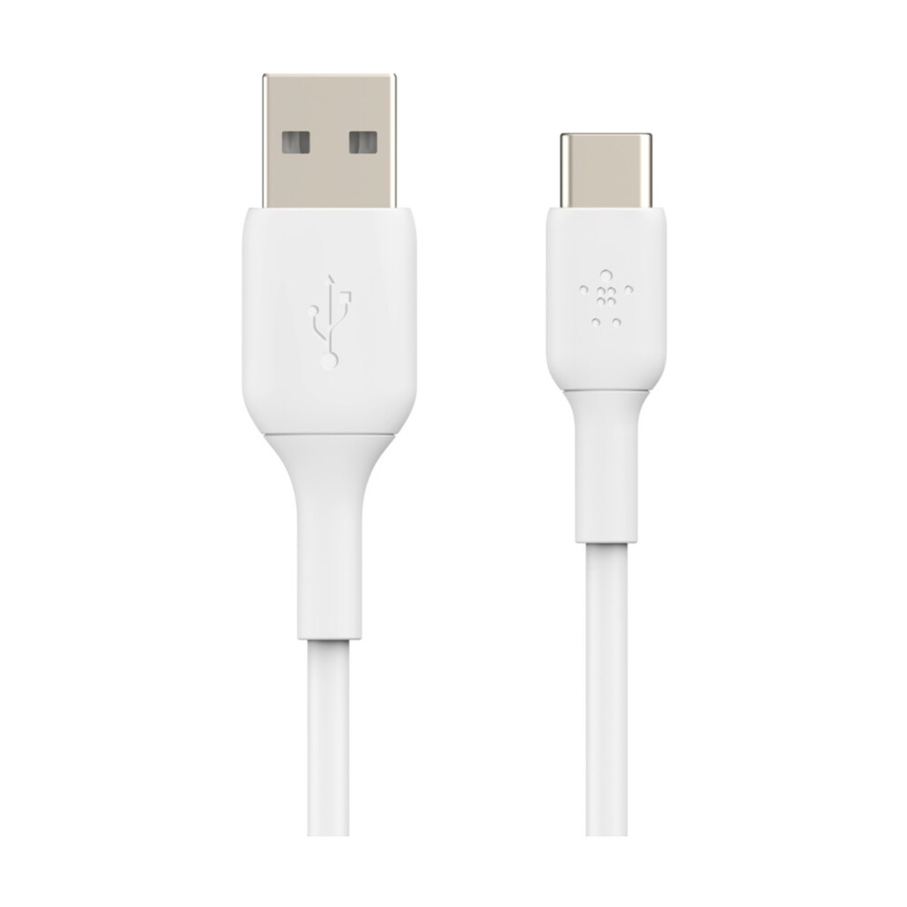 Belkin-BOOST-Charge-USB-C-USB-A-napajeci-kabel-15W-1m-bily