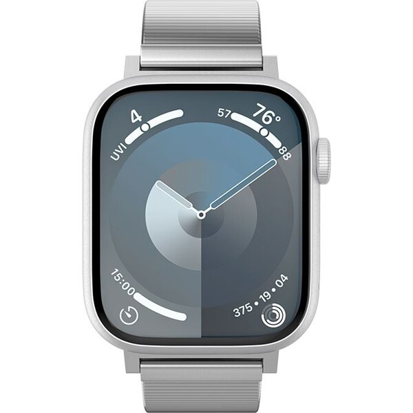 Spigen-Sleek-Link-reminek-Apple-Watch-49-46-45-44-42mm-stribrny