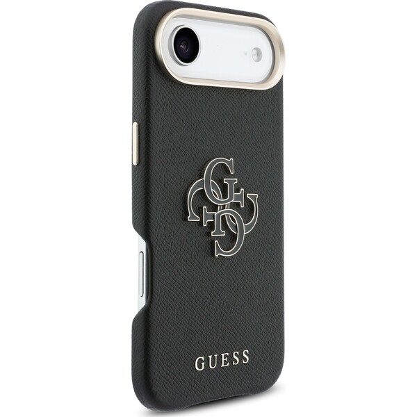 Guess-PU-Resin-Logo-kryt-iPhone-Air-cerny