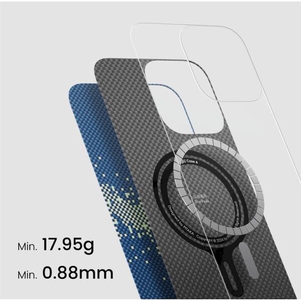 Pitaka-Tactile-Woven-Case-kryt-iPhone-16-Pro-Max-Galaxy-StarPeak-Milky-Way