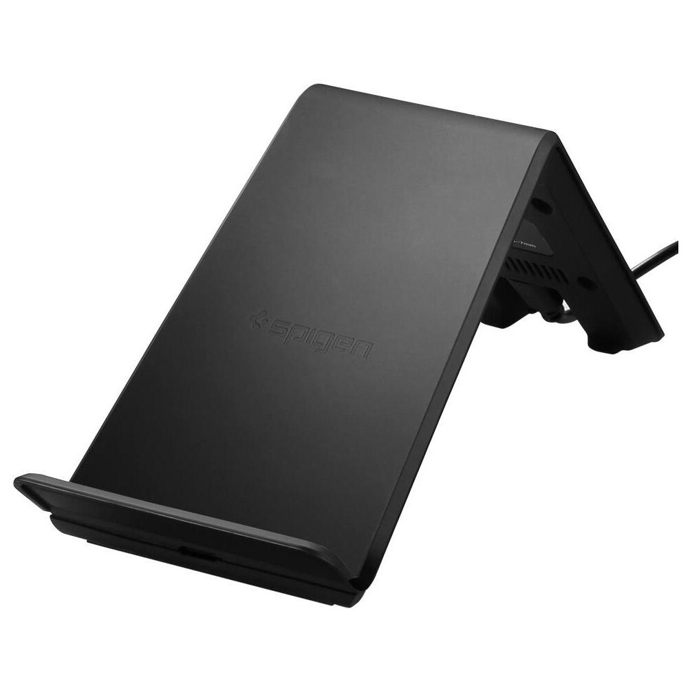 Spigen-Essential-F303W-bezdratova-nabijecka-s-rychlonabijenim-cerna