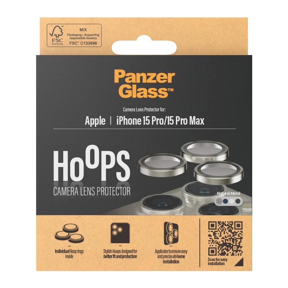 PanzerGlass-HoOps-ochranne-krouzky-Apple-iPhone-16-Pro-16-Pro-Max-15-Pro-15-Pro-Max-prirodni-hlinik