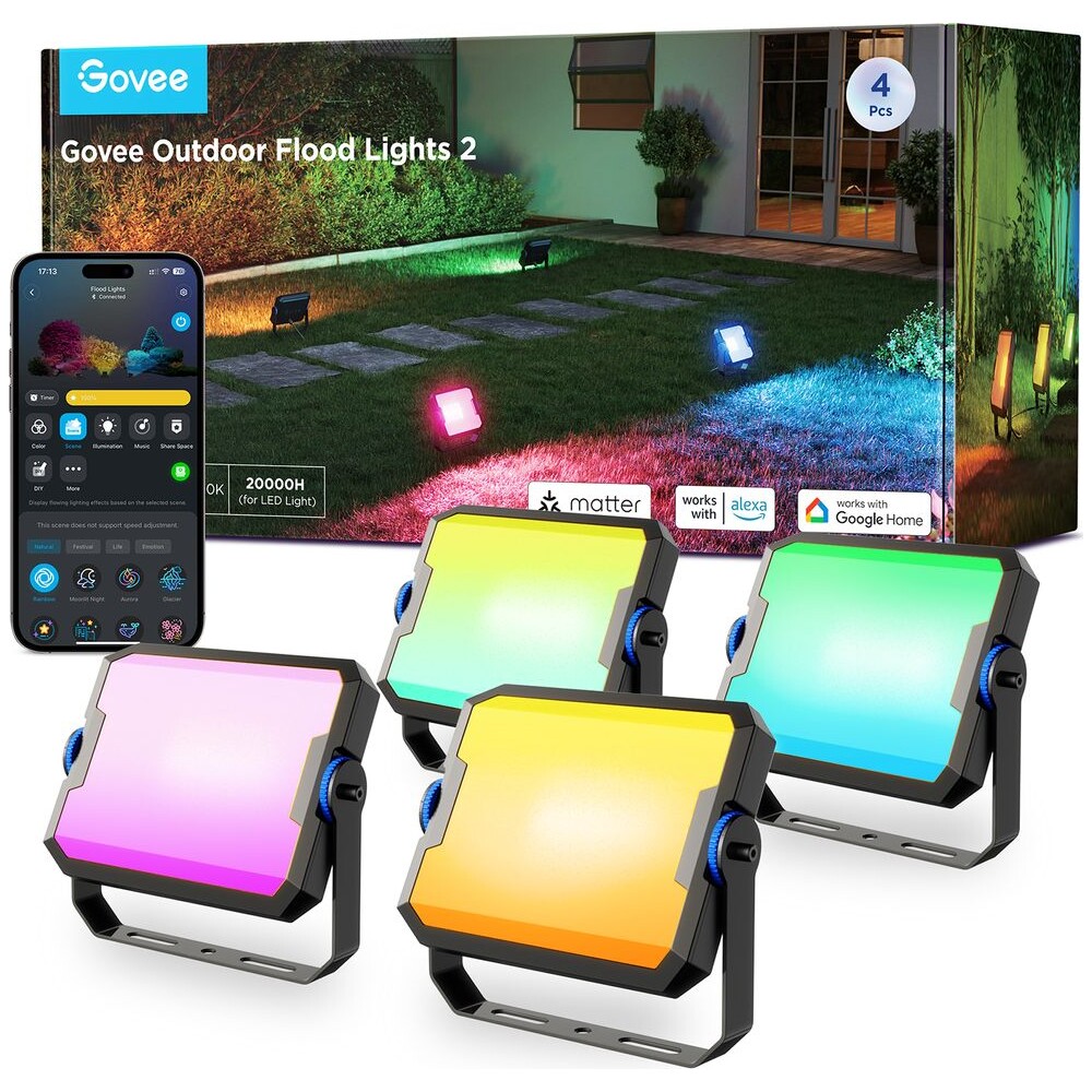 Govee-Flood-Lights-2-venkovni-SMART-LED-svetla-4ks