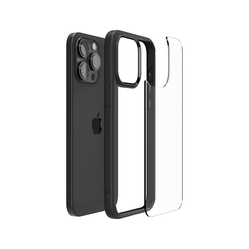 Spigen-Ultra-Hybrid-kryt-iPhone-15-Pro-matne-cerny