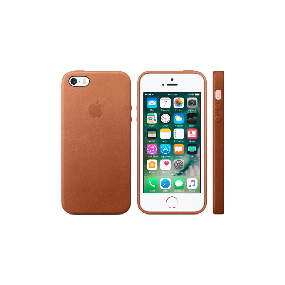 Apple-iPhone-5S-SE-Leather-Case-zadni-kryt-sedlove-hnedy