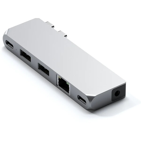 Satechi-Aluminium-Pro-Hub-Mini-stribrny