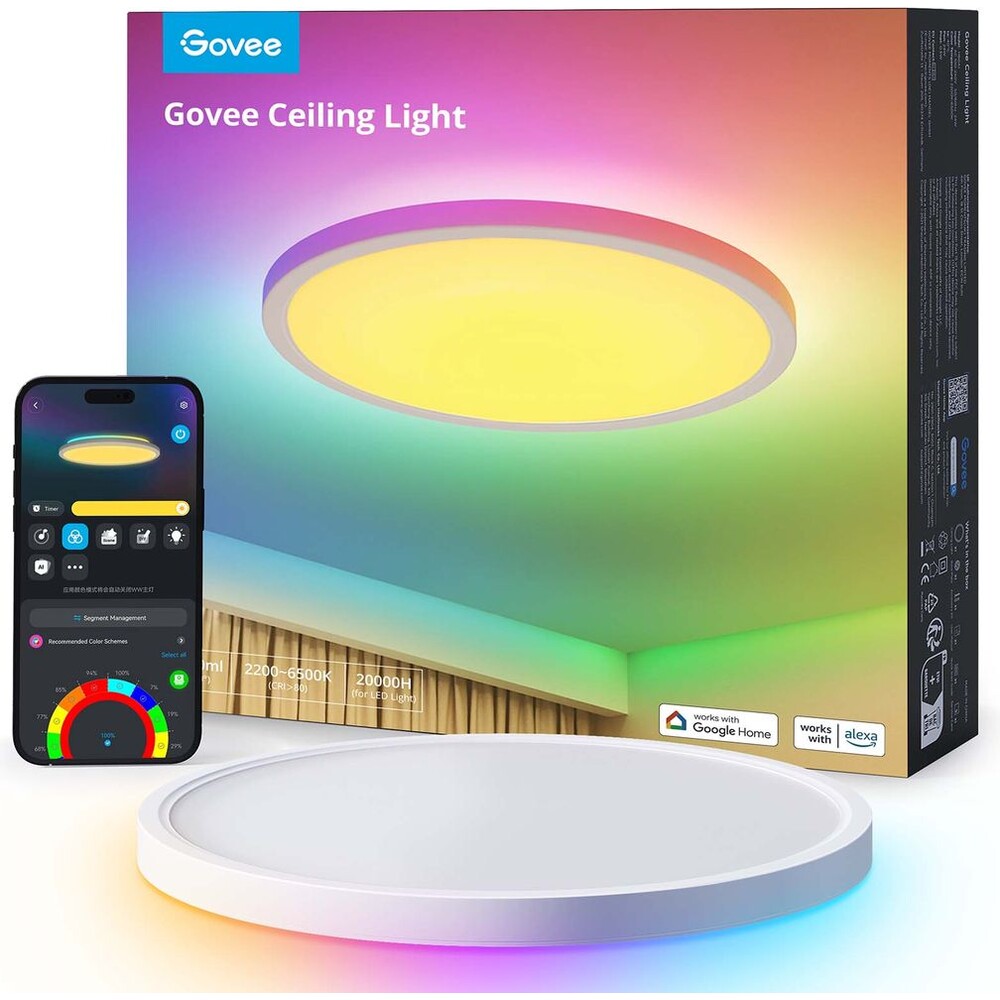 Govee-RGBICWW-Smart-kulate-stropni-svetlo-2400lm-30cm-Matter-bile