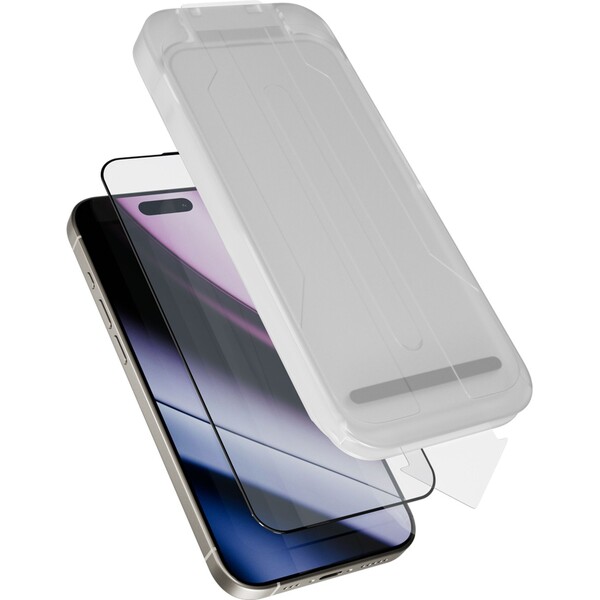 Epico-ImpactCeramic-sklo-3D-Ultra-siroke-kryti-s-aplikatorem-proti-prachu-pro-iPhone-16-Pro-Max