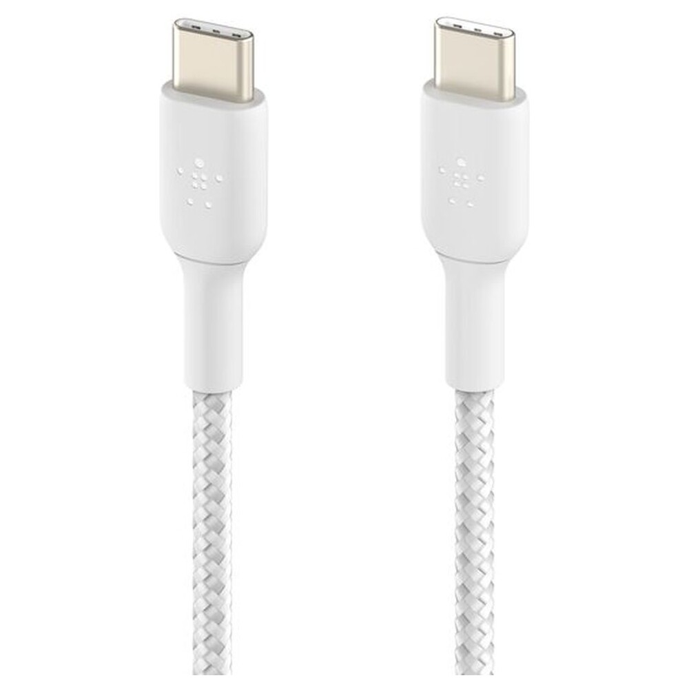 Belkin-BOOST-Charge-Braided-USB-C-USB-C-napajeci-kabel-60W-0-15m-bily