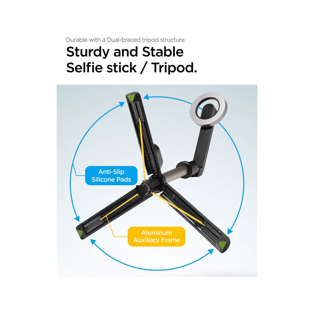 Spigen-MagSafe-Tripod-Selfie-Stick-cerna
