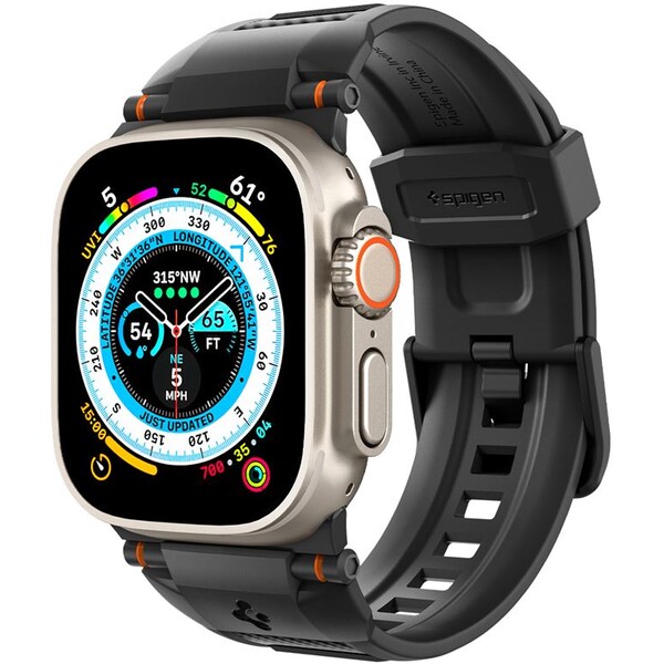 Spigen-Rugged-Ultra-Band-reminek-Apple-Watch-49-46-45-44-42mm-matne-cerny