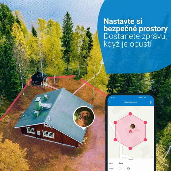 Tractive GPS DOG 4 tracker polohy a aktivity pro psy černý - GPS moduly - Obrázek 3P2X600301