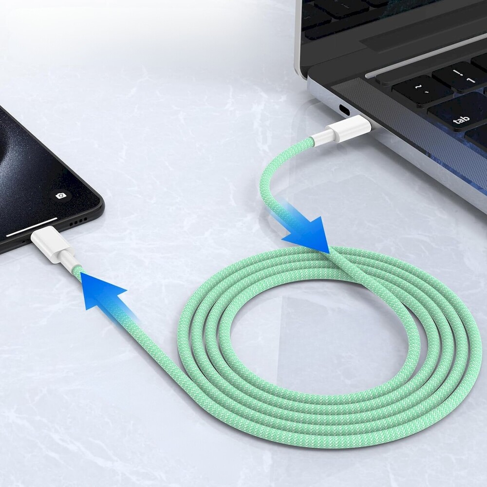 Cubenest-Braided-USB-C-USB-C-napajeci-kabel-60W-1m-barevne-4ks