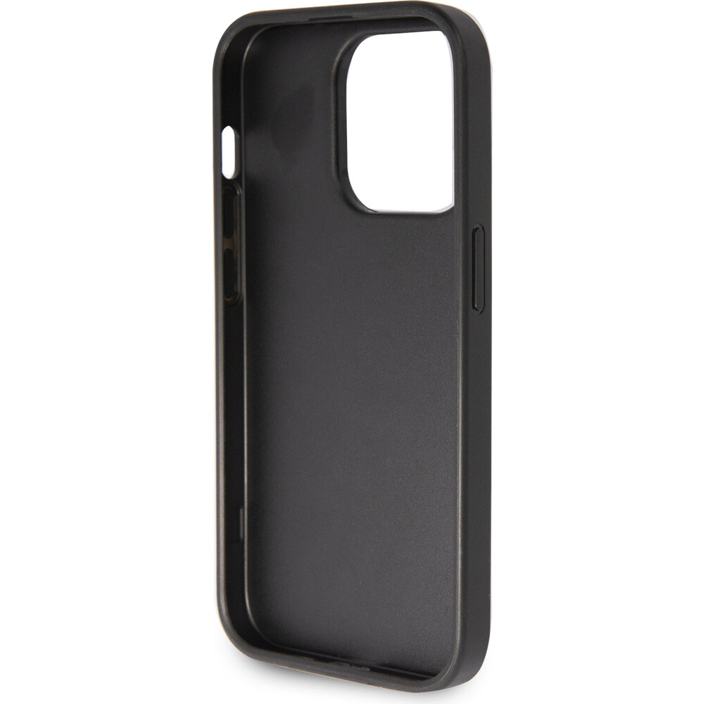 Guess-PU-Fixed-Glitter-4G-Metal-Logo-kryt-iPhone-15-Pro-Max-cerny