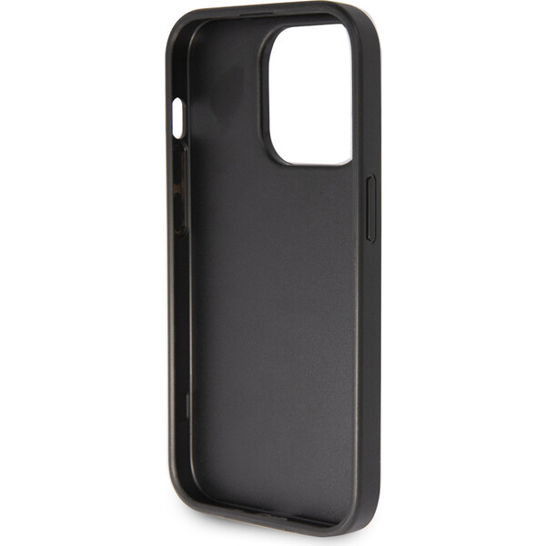 Guess-PU-Fixed-Glitter-4G-Metal-Logo-kryt-iPhone-15-Pro-Max-cerny