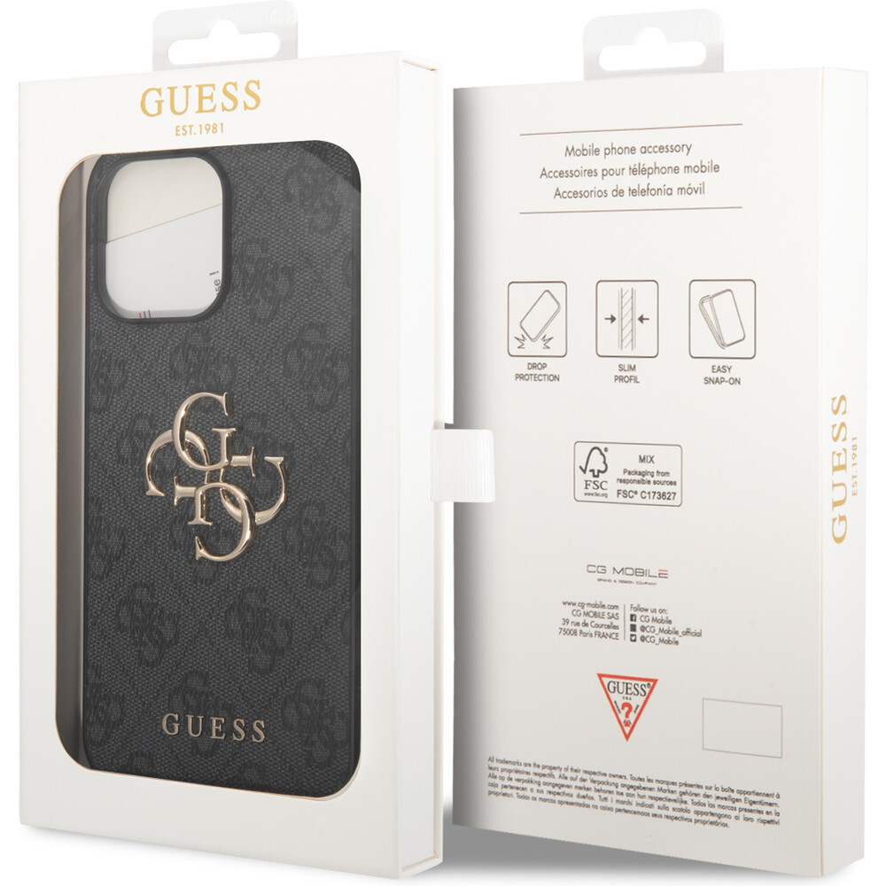Guess-PU-4G-Metal-Logo-kryt-iPhone-15-Pro-Max-sedy