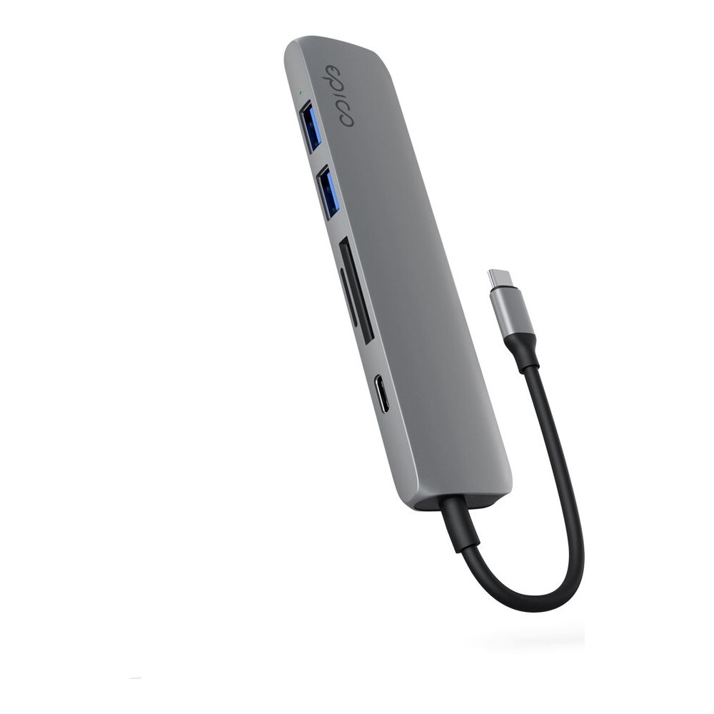 Epico-6v1-hlinikovy-hub-8K-s-USB-C-hvezdne-vesmirne-sedy
