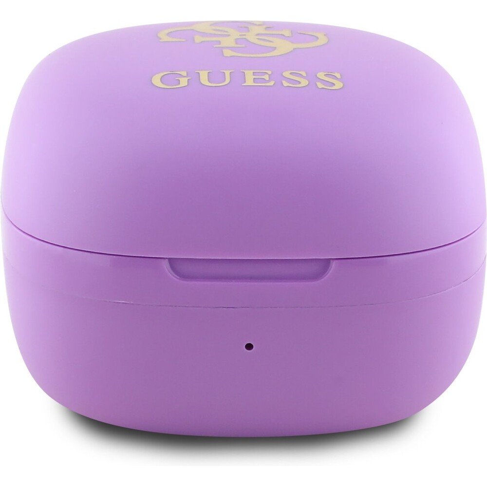 Guess-4G-Logo-Mini-TWS-bezdratova-sluchatka-fialova