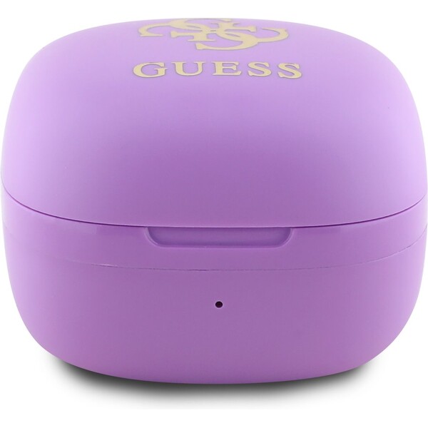 Guess-4G-Logo-Mini-TWS-bezdratova-sluchatka-fialova