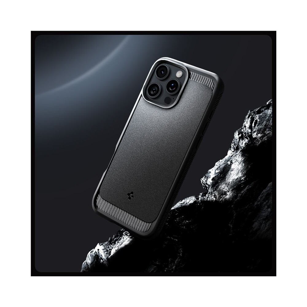 Spigen-Rugged-Armor-MagSafe-kryt-iPhone-16-Pro-matte-black