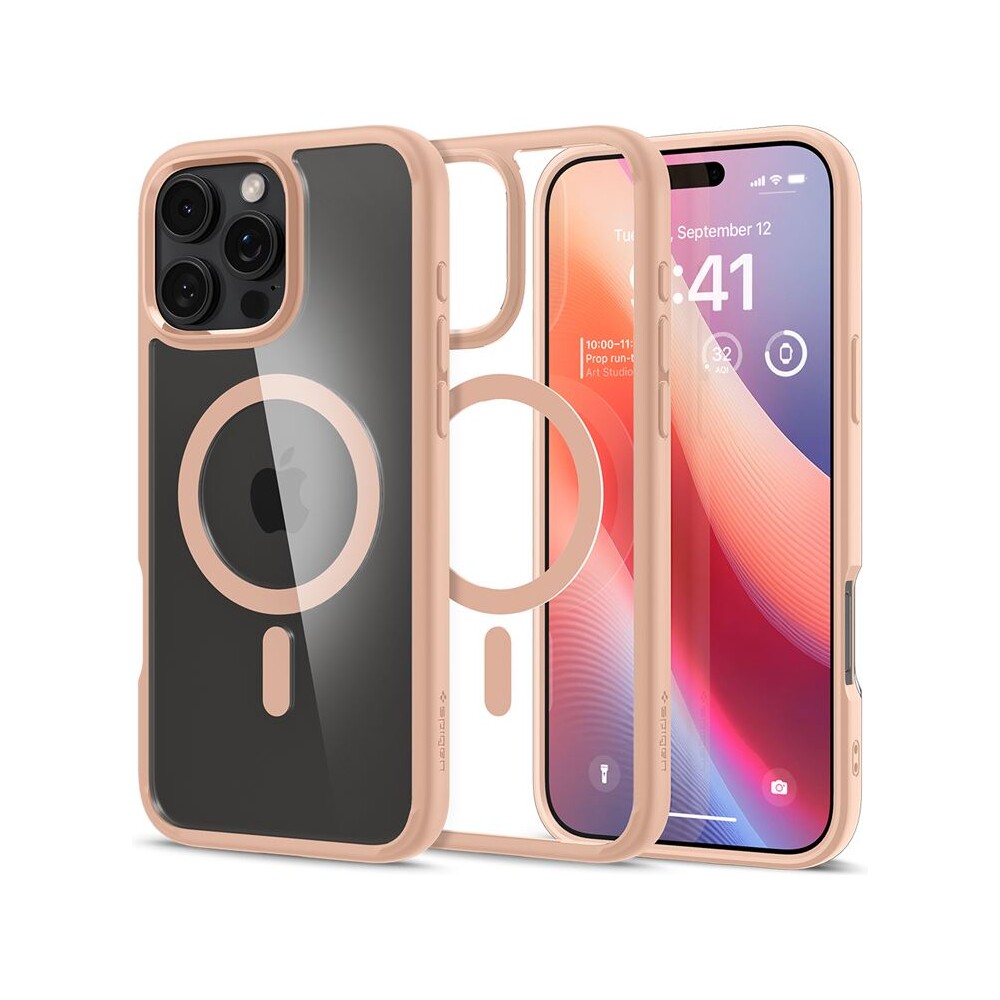 Spigen-Ultra-Hybrid-MagSafe-kryt-iPhone-16-Pro-Max-rose-titanium