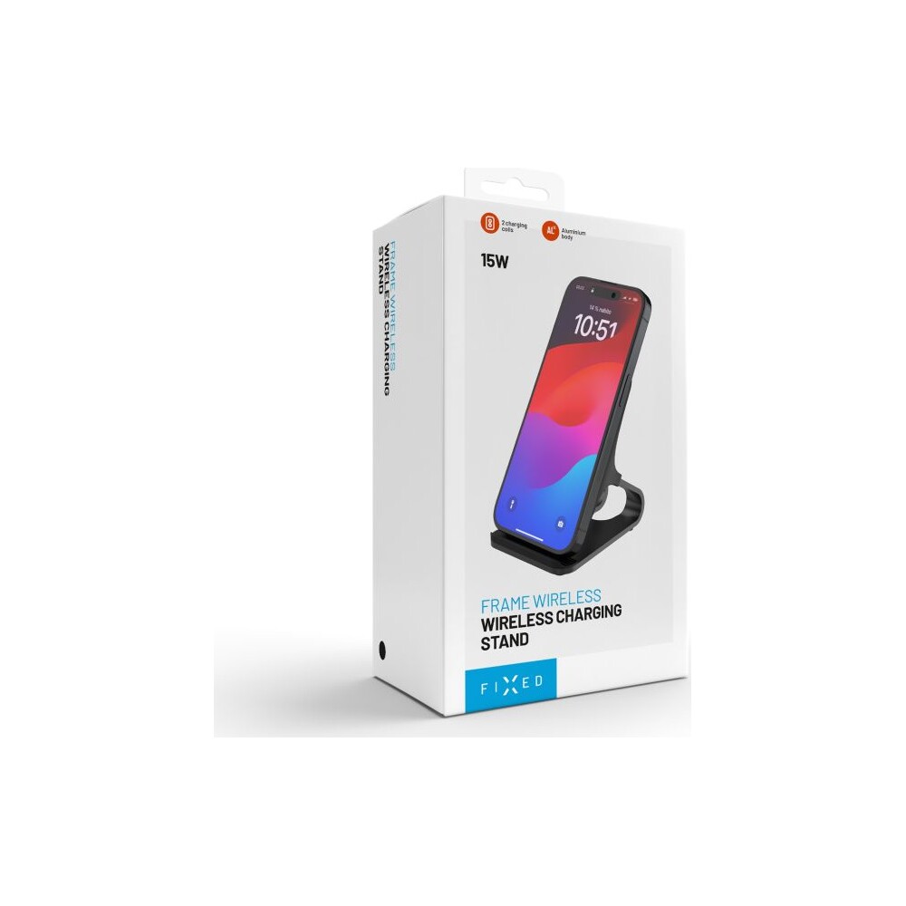 FIXED-Frame-Wireless-15W-bezdratova-nabijecka-cerna