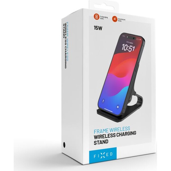 FIXED-Frame-Wireless-15W-bezdratova-nabijecka-cerna