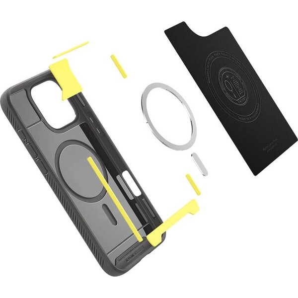 Spigen-Rugged-Armor-MagSafe-kryt-iPhone-16-Pro-Max-gray