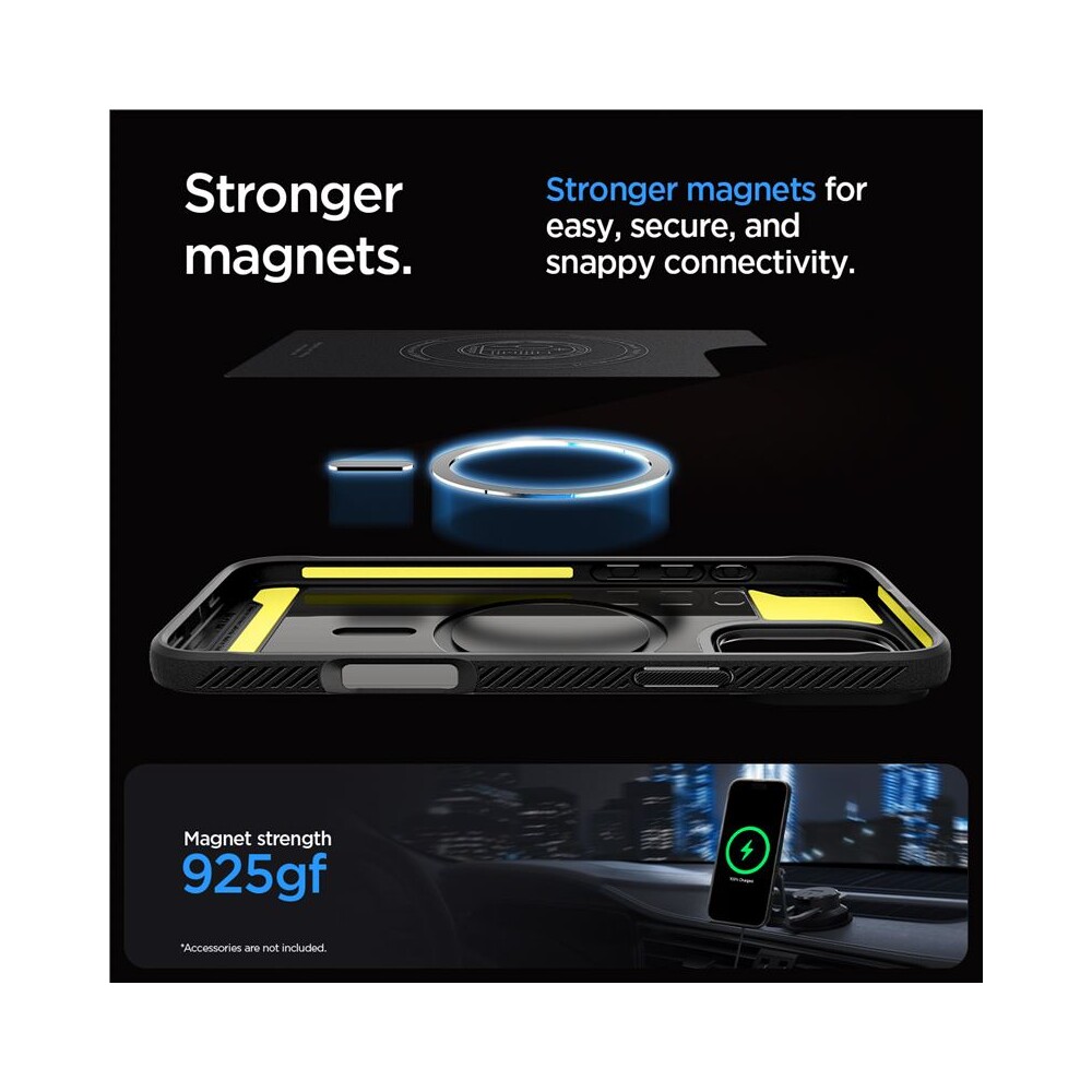 Spigen-Rugged-Armor-MagSafe-kryt-iPhone-16-Pro-matte-black