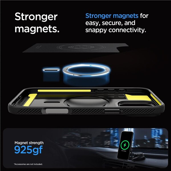 Spigen-Rugged-Armor-MagSafe-kryt-iPhone-16-Pro-matte-black
