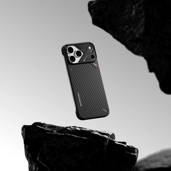 Aulumu-A17-Aramid-Fiber-MagSafe-kryt-iPhone-17-Pro-Max-Black