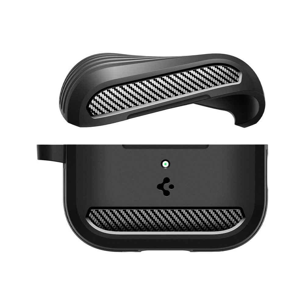 Spigen-Rugged-Armor-pouzdro-AirPods-Pro-3-matte-black