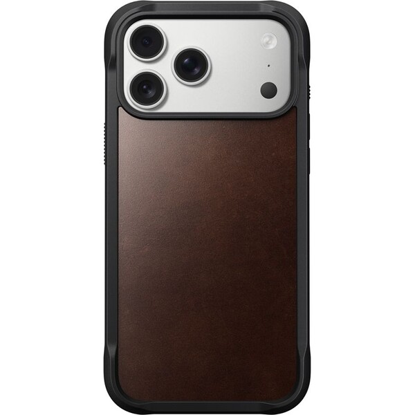 Nomad-Rugged-Leather-Case-Horween-MagSafe-kozeny-kryt-iPhone-17-Pro-Max-Rustic-Brown
