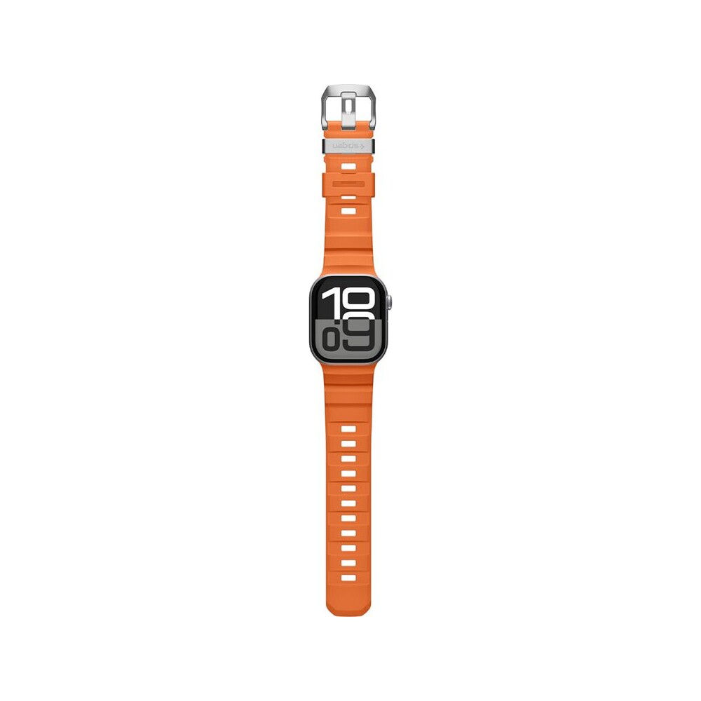 Spigen-Silicone-Band-reminek-Apple-Watch-49-46-45-44mm-oranzovy