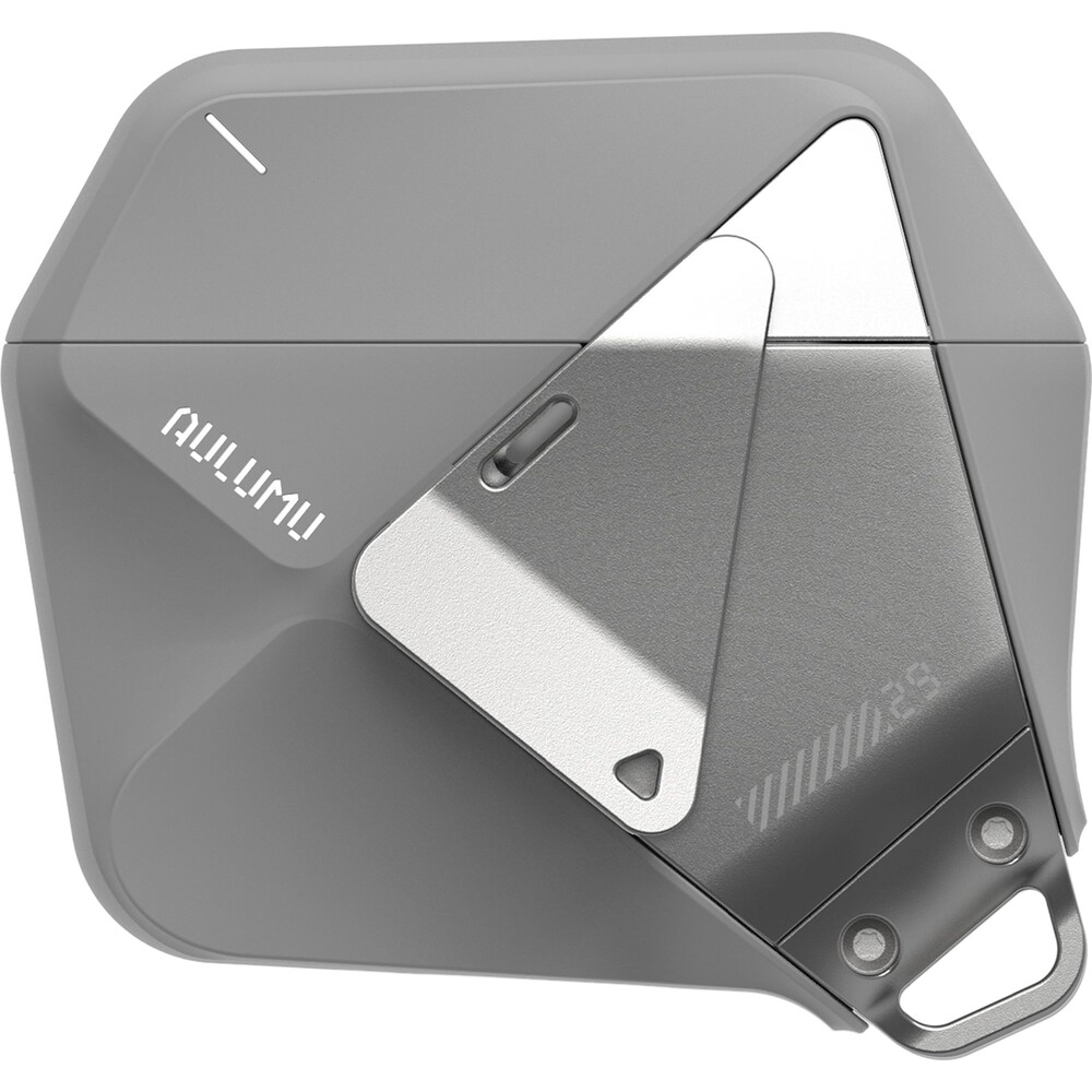 Aulumu-A29-Geometric-Case-pouzdro-AirPods-4-Gray