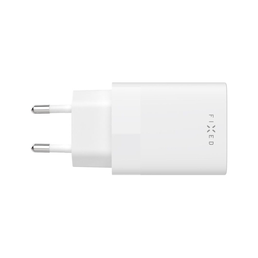 FIXED-USB-C-PD-sitova-nabijecka-30W-bila
