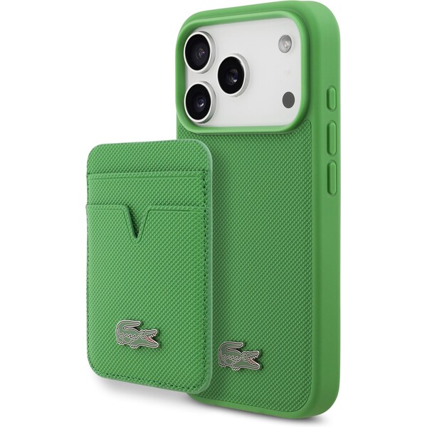 Lacoste-Iconic-Petit-Pique-MagSafe-kryt-penezenka-iPhone-17-Pro-zeleny