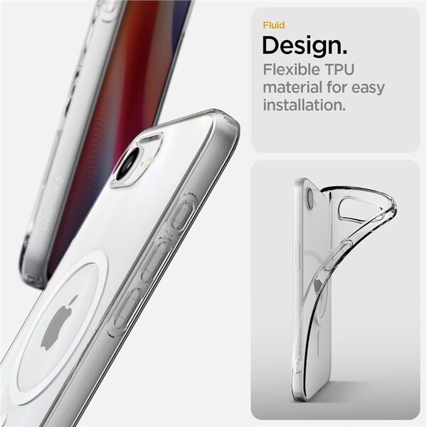 Spigen-Liquid-Crystal-MagSafe-kryt-iPhone-17e-16e-bily