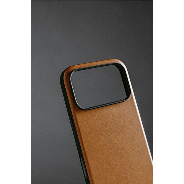 Nomad-Modern-Leather-Case-MagSafe-kozeny-kryt-iPhone-17-Pro-English-Tan
