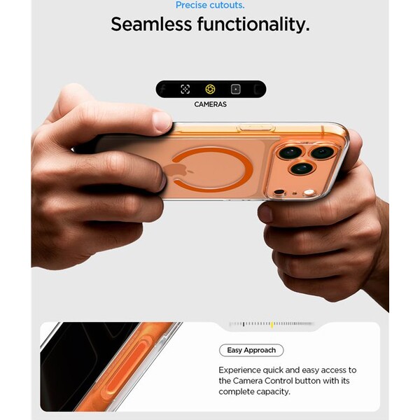 Spigen-Ultra-Hybrid-MagSafe-kryt-iPhone-17-Pro-Max-clear-orange