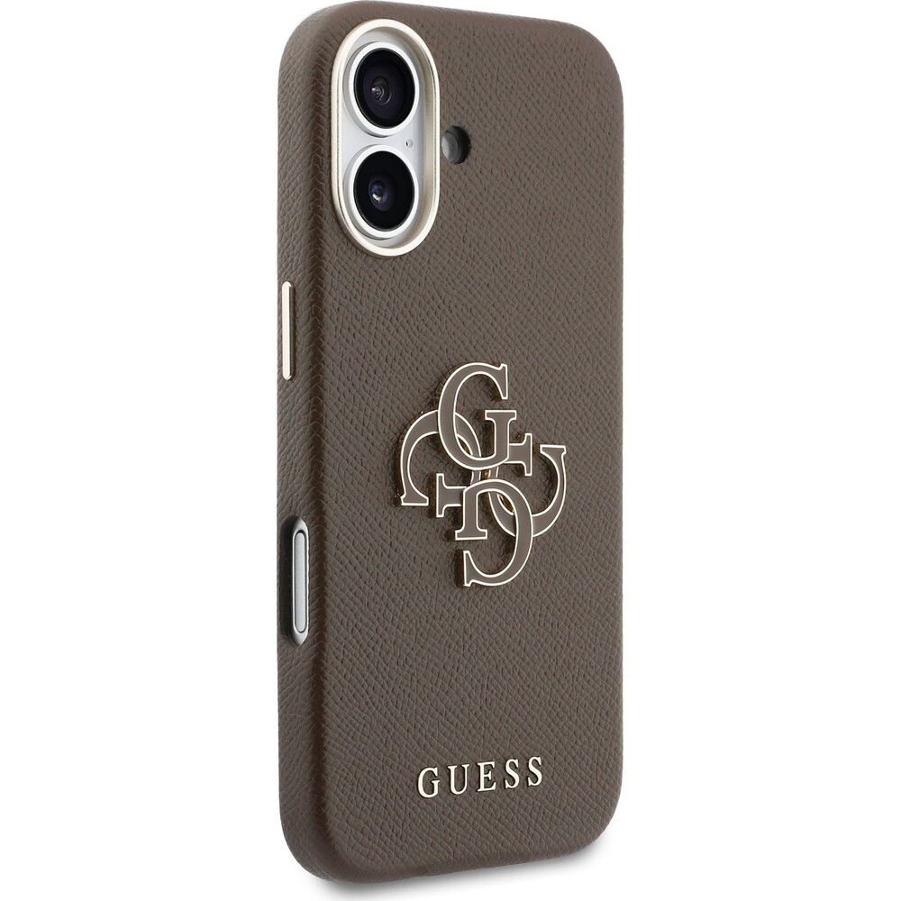 Guess-PU-Resin-Logo-kryt-iPhone-17-hnedy