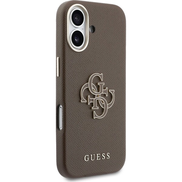 Guess-PU-Resin-Logo-kryt-iPhone-17-hnedy
