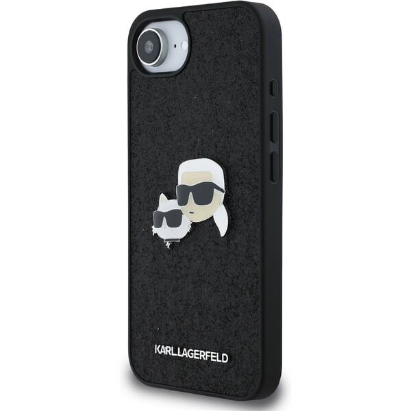 Karl-Lagerfeld-Fixed-Glitter-Metal-K-CH-kryt-iPhone-17e-16e-cerny