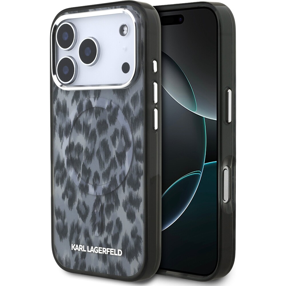 Karl-Lagerfeld-IML-Leopard-MagSafe-Zadni-Kryt-pro-iPhone-17-Pro-sedy