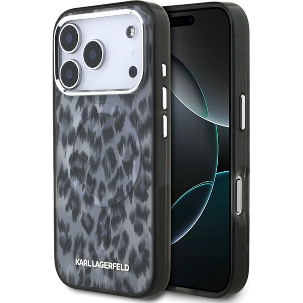 Karl-Lagerfeld-IML-Leopard-MagSafe-Zadni-Kryt-pro-iPhone-17-Pro-sedy