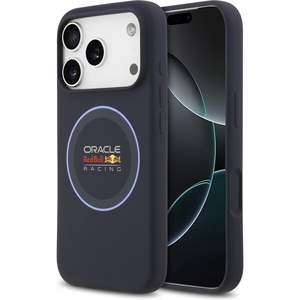 Oracle-Red-Bull-Racing-Silicone-Blue-Ring-MagSafe-kryt-iPhone-17-Pro-modry