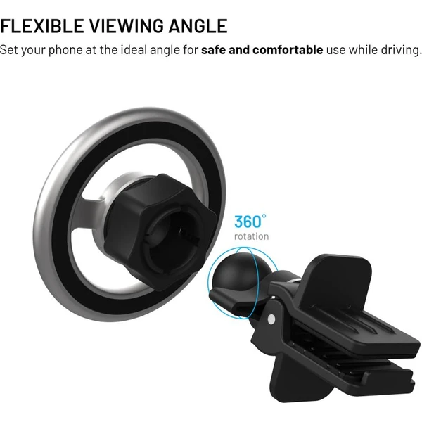 FIXED-MagMount-Vent-MagSafe-drzak-do-ventilace-stribrny