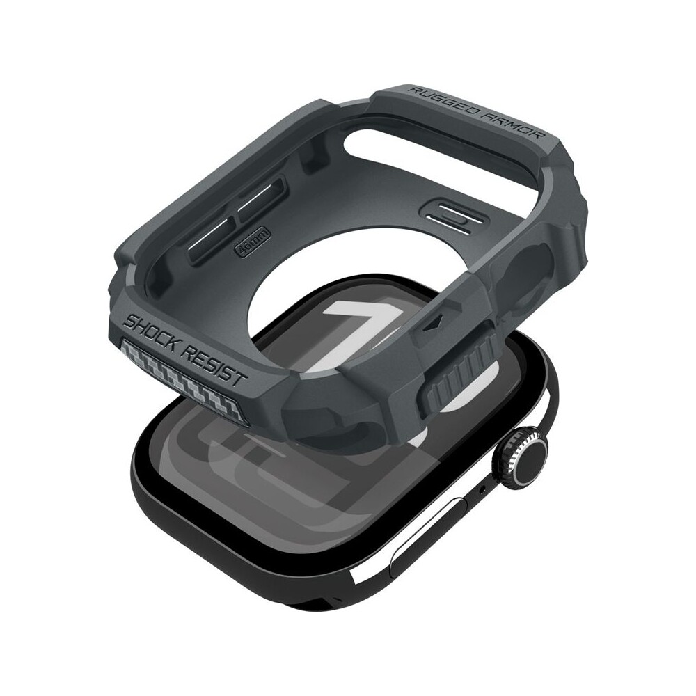 Spigen-Rugged-Armor-2-pouzdro-Apple-Watch-11-46mm-dark-gray