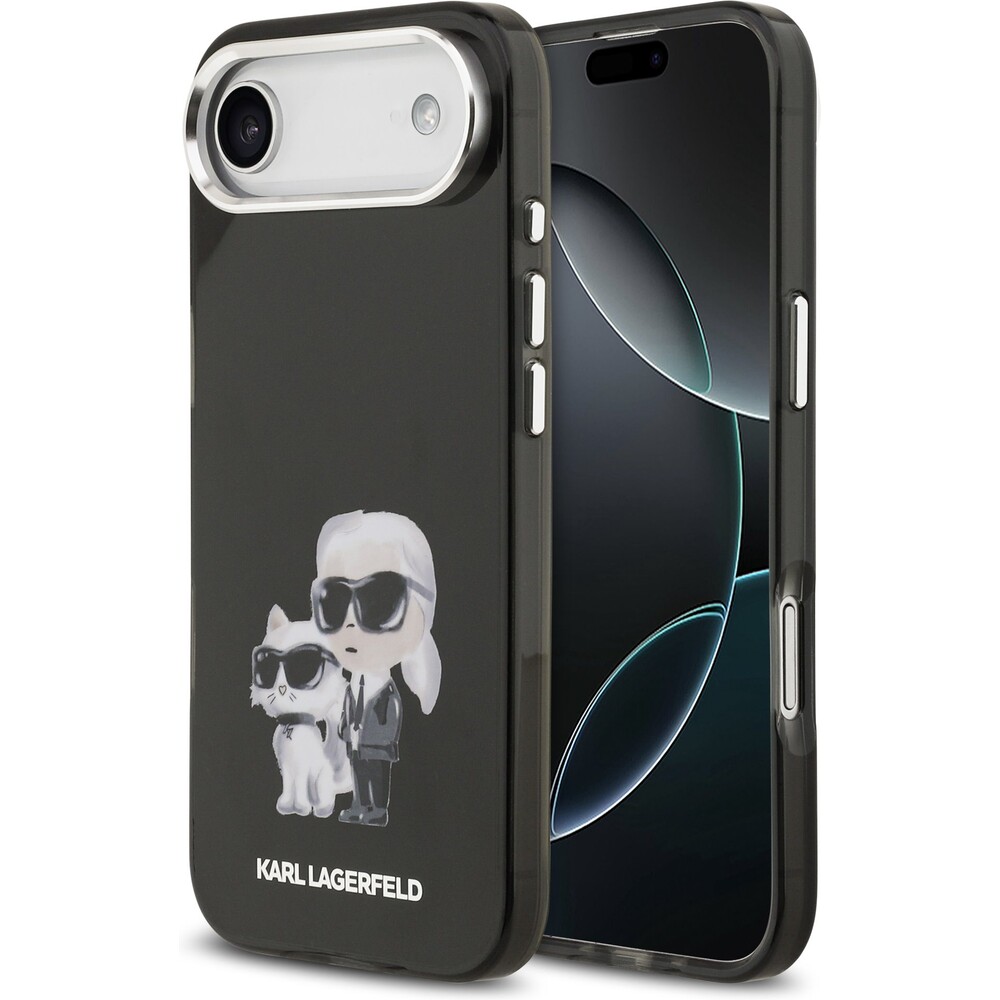 Karl-Lagerfeld-IML-Aquarelle-Karl-and-Choupette-kryt-iPhone-Air-cerny